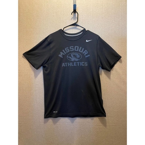 Nike Shirt Men's Large Missouri Tigers Athletic Black Dri-Fit - Picture 1 of 12